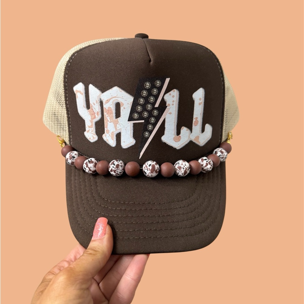 OTTO Brown and Cream Trucker Hat